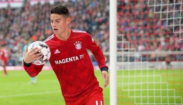 James Rodriguez ist derzeit von Real Madrid an den FC Bayern München ausgeliehen.