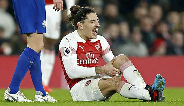 Hector Bellerin zog sich im Derby gegen Chelsea einen Kreuzbandriss zu.