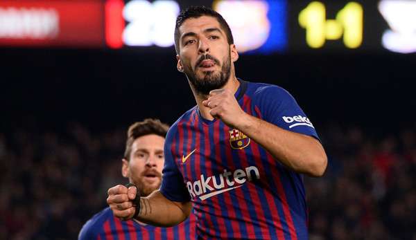 Luis Suarez stürmt beim FC Barcelona an der Seite von Lionel Messi.