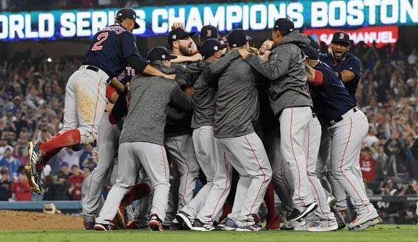 Die Boston Red Sox haben die World Series 2018 gewonnen.