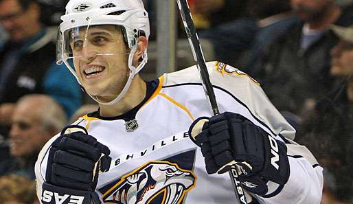 Freude pur: Marcel Goc und die Nashville Predators brannten gegen Tampa Bay ein Feuerwerk ab