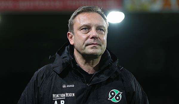 Andre Breitenreiter steht kurz vor seiner Entlassung als Trainer bei Hannover 96.