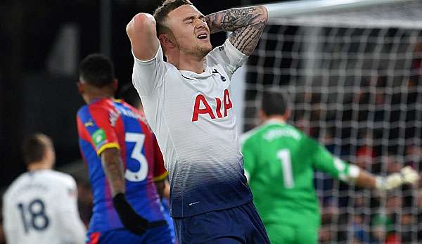 Kieran Trippier verschoss kurz vor der Halbzeit einen Elfmeter für Tottenham.