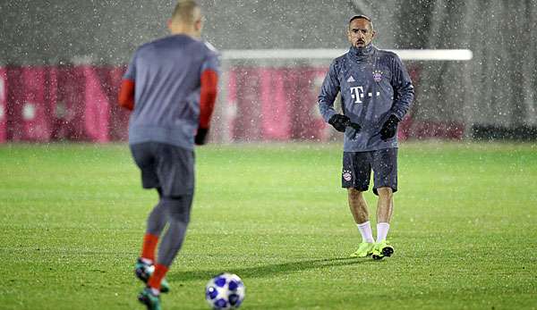 Arjen Robben und Franck Ribery stehen für das Pokalspiel gegen Hertha wohl wieder zur Verfügung.