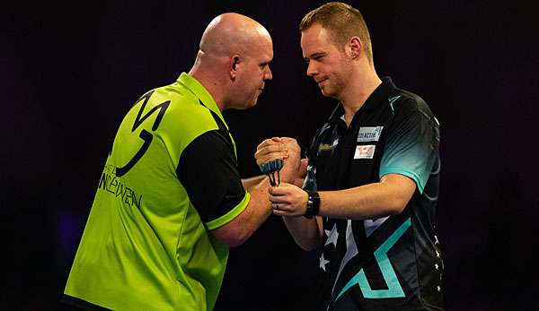 Max Hopp verlor bei der WM gegen Michael van Gerwen.