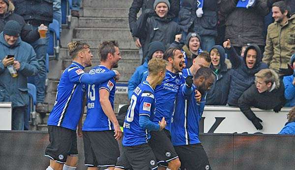 Arminia Bielefeld konnte am vergangenen Spieltag den HSV mit 2:0 besiegen. 