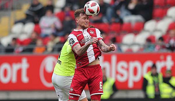 Jan Löhmannsröben will sich mit dem 1. FC Kaiserslautern im Heimspiel gegen Halle durchsetzen.