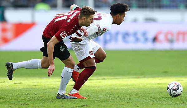 Hannover 96 und der 1. FC Nürnberg trafen sich zum Abstiegsduell.