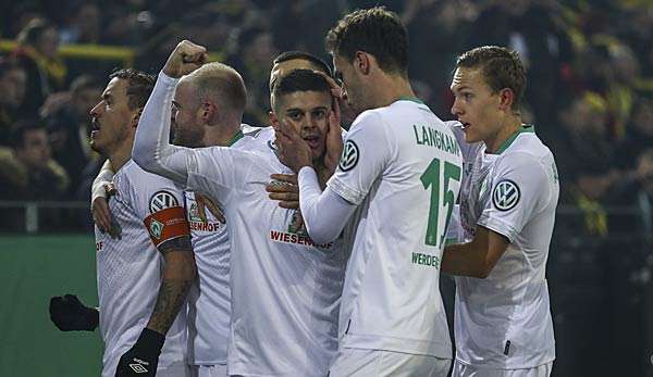 Bremen gewann unter der Woche im DFB-Pokal gegen Dortmund.