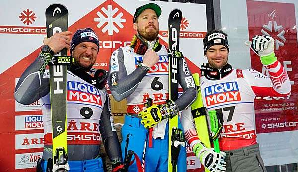 Kjetil Jansrud holt in der WM-Abfahrt die Goldmedaille.