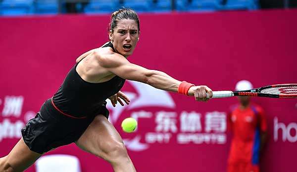 Andrea Petkovic und das deutsche Fed-Cup-Team stehen gegen Weißrussland mit dem Rücken zur Wand