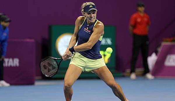 Angelique Kerber standt im vergangenen Jahr im Viertelfinale in Doha. 