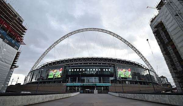 Das Wembley-Stadion fasst 90.000 Zuschauer. 