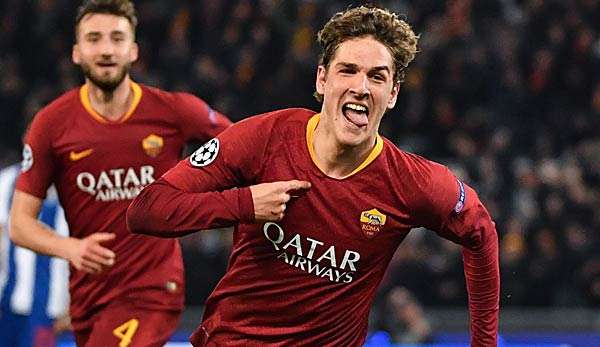 Nicolo Zaniolo erzielte einen Doppelpack für die Roma. 