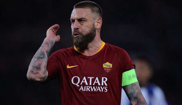 Daniele De Rossi sind seine Roma nur leicht im Vorteil gegen den FC Porto.