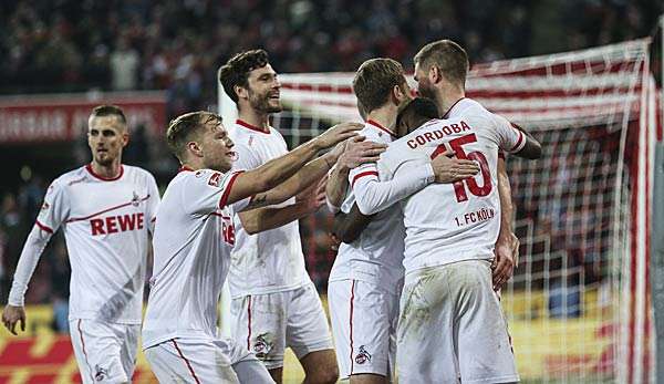 Der 1. FC Köln steht auf dem zweiten Tabellenplatz. 