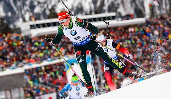 Befindet sich drei Wochen vor der WM in Top-Form: Biathletin Franziska Hildebrand.