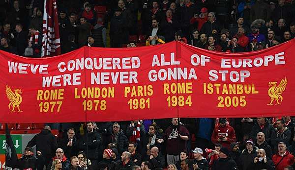 Sorgten an der Anfield Road erneut für Gänsehaut-Atmosphäre: die Fans des FC Liverpool. 