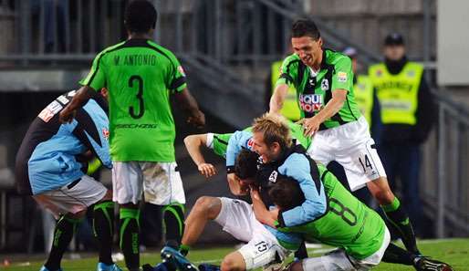 Die Spieler von 1860 München konnten zuletzt einen Sieg gegen den FC Augsburg feiern