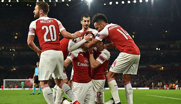 Der FC Arsenal steht im Achtelfinale der Europa League.