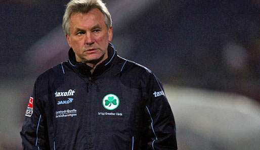 Benno Möhlmann arbeitete insgesamt acht Jahre für die SpVgg Greuther Fürth