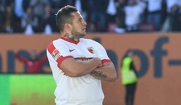 Bobadilla spielte rund vier Jahre beim FC Augburg. 