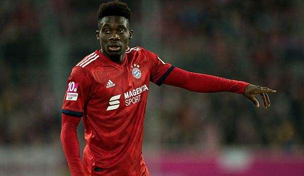 Alphonso Davies kam in der Bundesliga zuletzt nicht zum Einsatz. 