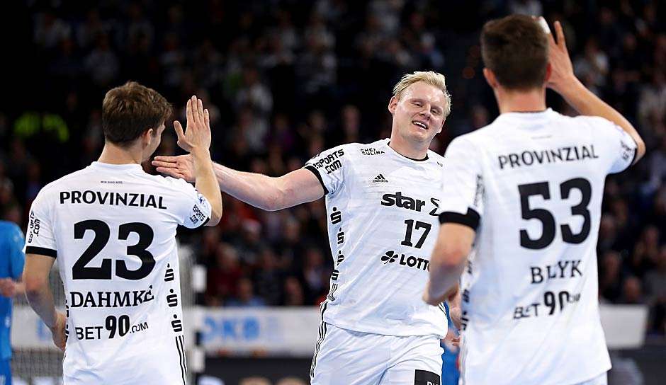 Der THW Kiel deklassierte GOG Gudme aus Dänemark.