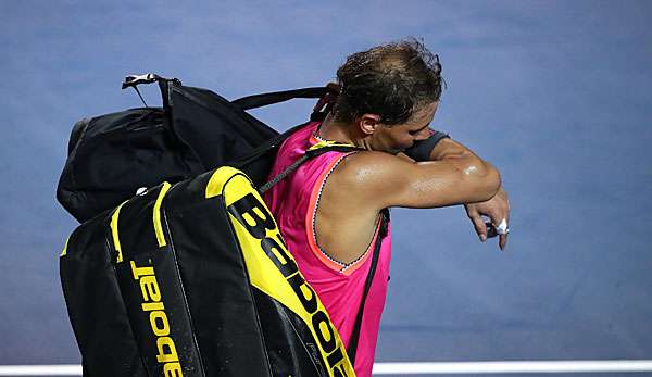 Rafael Nadal musste nach der Niederlage gegen Nick Kyrgios seine Taschen packen.