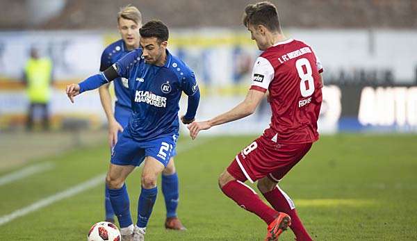 Am 26. Spieltag der 3. Liga kommt es heute zum Spitzenspiel KSC vs. Osnabrück.