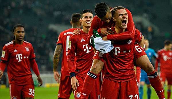 Husarenritt in Gladbach und gleichauf mit Spitzenreiter Borussia Dortmund: Joshua Kimmich und Thiago surfen mit dem FC Bayern auf einer Erfolgswelle.