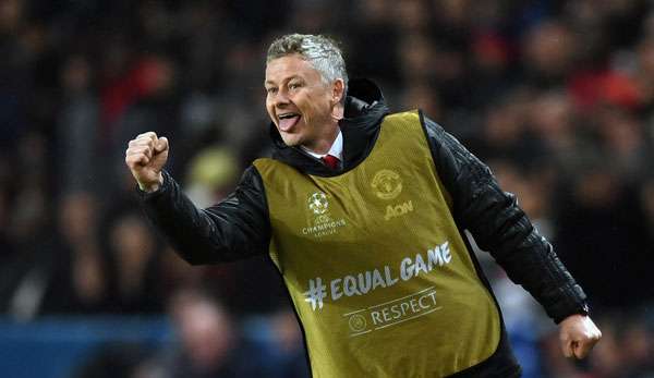 Ole Gunnar Solskjaer musste ein Leibchen tragen.