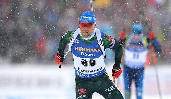 Erik Lesser belegte im Sprint als bester Deutscher Rang 6.