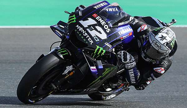 Maverick Vinales startet von der Pole aus.