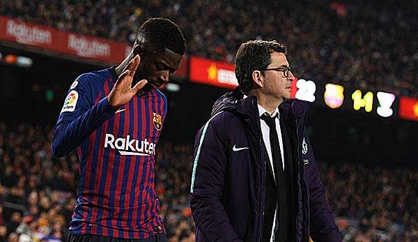 Ousmane Dembele könnte in der Champions League ausfallen. 