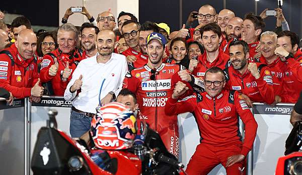 Andrea Dovizioso hat das erste MotoGP-Rennen der Saison gewonnen.