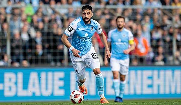 Efkan Bekiroglu im Spiel gegen Hansa Rostock. 