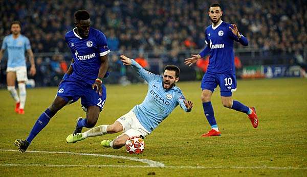 Schalke musste eine Last-Minute-Niederlage gegen Manchester City einstecken.