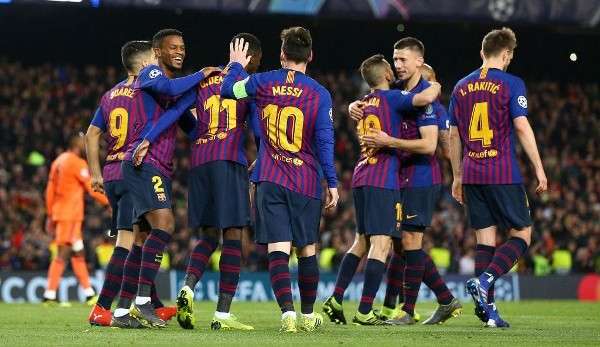 Der FC Barcelona überzeugte mit einer guten Teamleistung gegen Olympique Lyon.