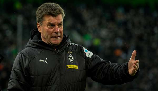 Mit der Leistung seines Team unzufrieden: Gladbach-Trainer Dieter Hecking.