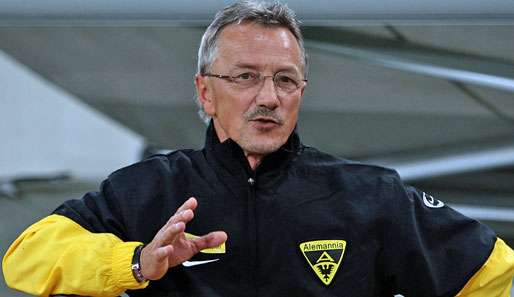 Michael Krüger ist seit September 2009 Trainer von Zweitligist Alemannia Aachen