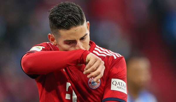 James Rodriguez spielt seit 2017 beim FC Bayern. 