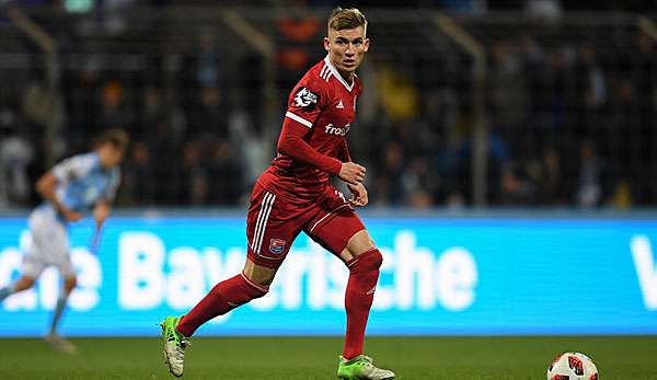 Bei Unterhaching meist gesetzt: Linksverteidiger Max Dombrowka.