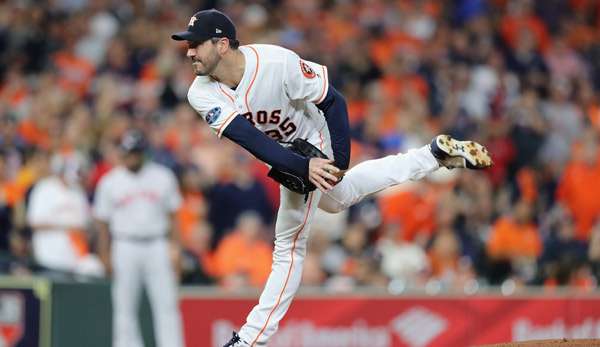 Justin Verlander bekommt einen Rekordvertrag bei den Houston Astros.