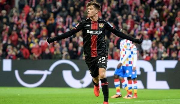 Kai Havertz von Bayer Leverkusen steht offenbar im Fokus des FC Bayern München.