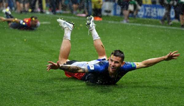 Lucas Hernandez gewann mit Frankreich die WM 2018 in Russland.