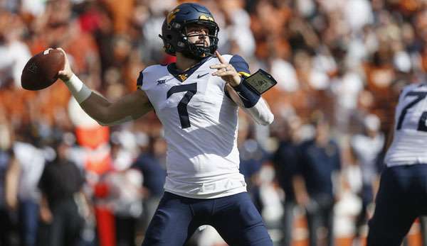 Will Grier spielte zwei Jahre für West Virginia auf demCollege.