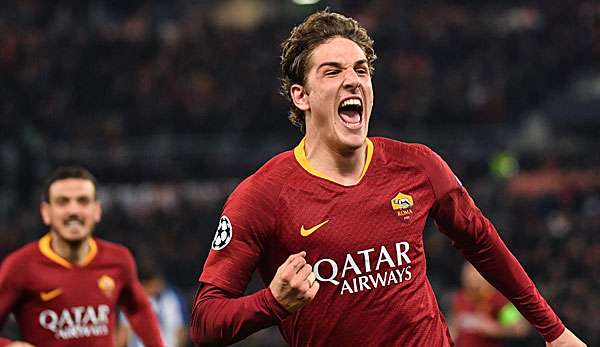 Nicolo Zaniolo traf im Champions-League-Viertelfinale gegen Porto doppelt. 