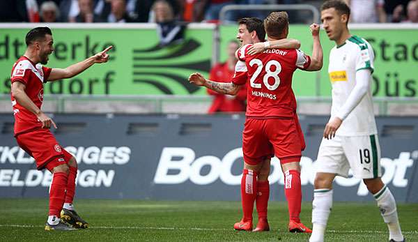 Fortuna Düsseldorf hat Borussia Mönchengladbach geschlagen.