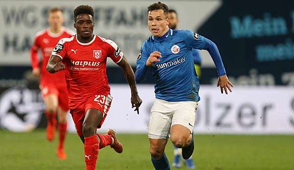 Hansa-Mittelfeldmann Lukas Scherff hat im Jahr 2019 noch keine Minute verpasst.